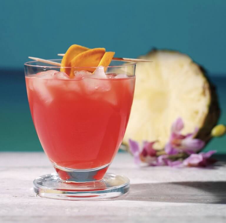 Jamaican Rum Punch Cocktail, Summer Cocktail, Wine, Recipe, Rum